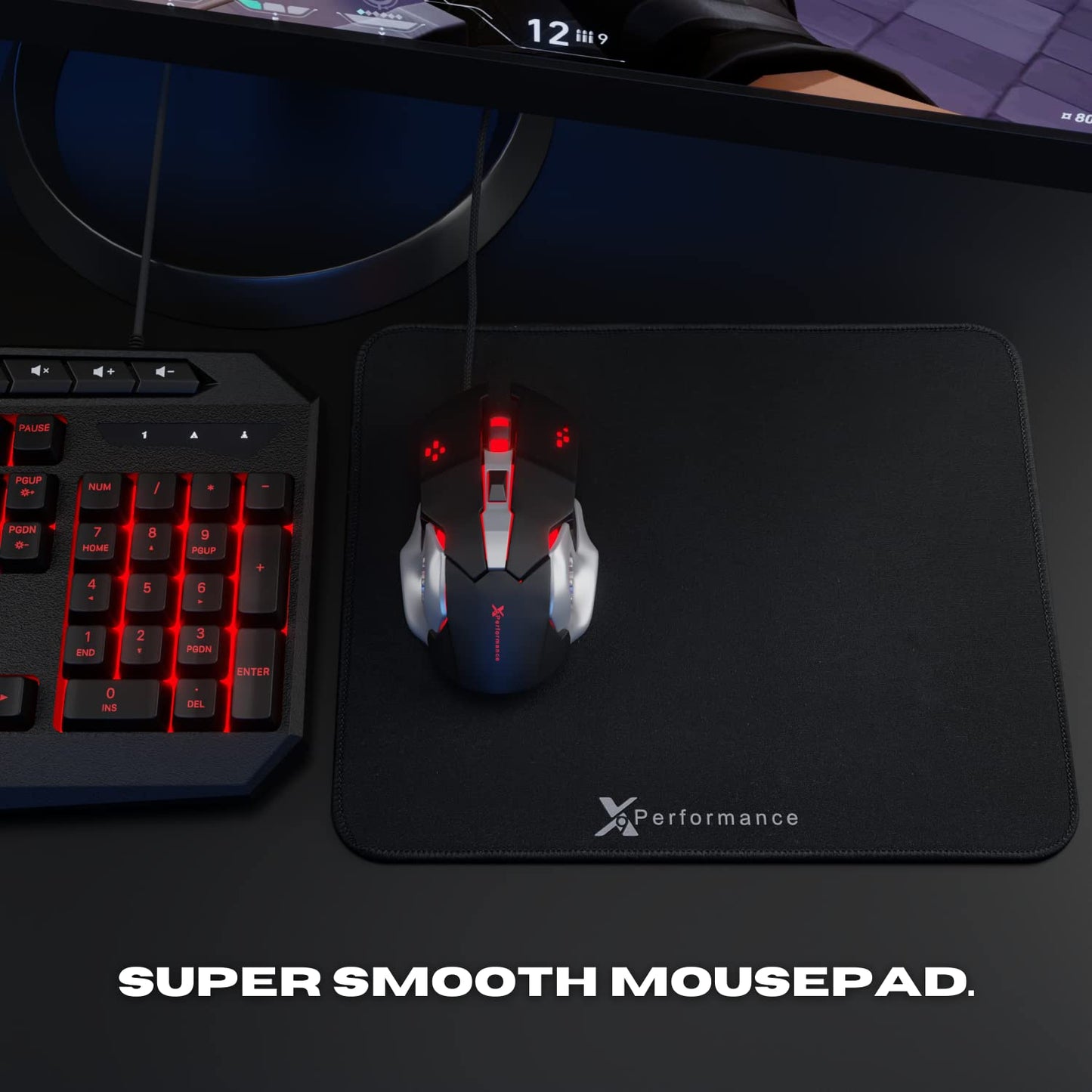 X9 Performance Gaming Keyboard and Mouse Combo with Headset and Mouse Pad - 4 in 1 RGB Gaming Bundle for Xbox One, PS5, PS4, PC