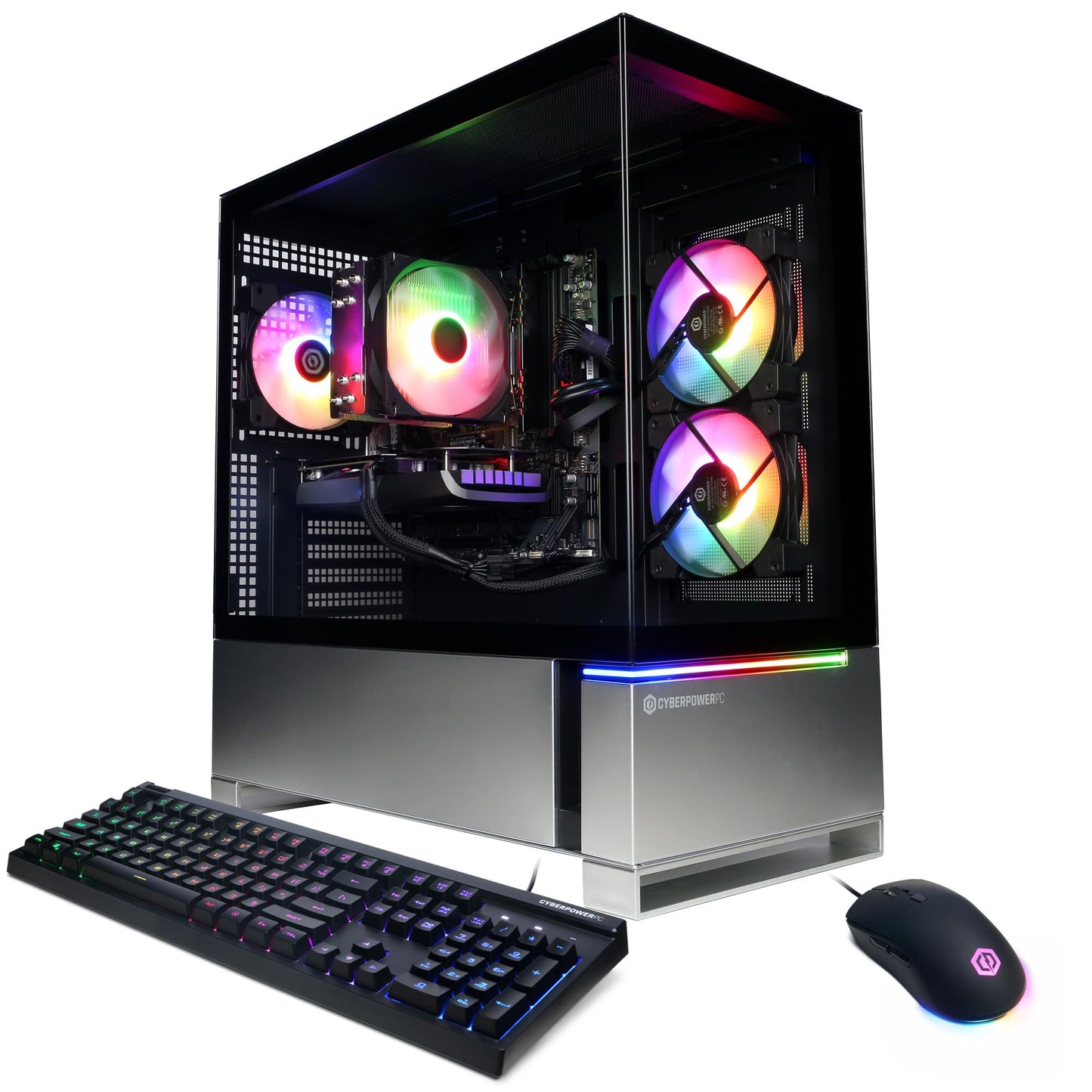 CyberPowerPC Gamer Master Gaming PC, AMD Ryzen 7 8700F 4.1GHz, GeForce RTX 4060 Ti 8GB, 16GB DDR5, 1TB PCIe Gen4 SSD, WiFi Ready & Windows 11 Home (GMA2900A)