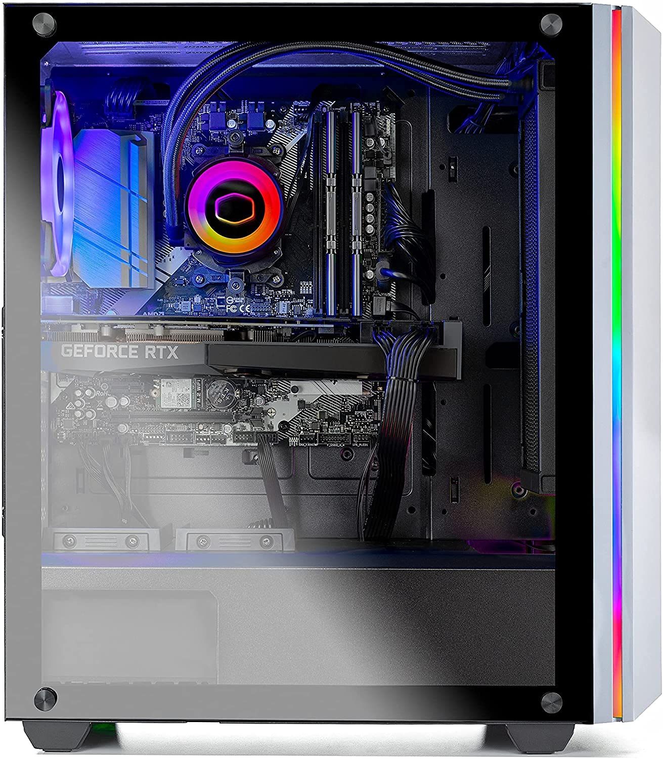 Skytech Gaming Chronos Gaming PC Desktop – Intel Core i5 12600K 3.7 GHz, RTX 3070, 1TB NVME SSD, 16G DDR4 3200, 650W Gold PSU, AC Wi-Fi, Windows 10 Home 64-bit