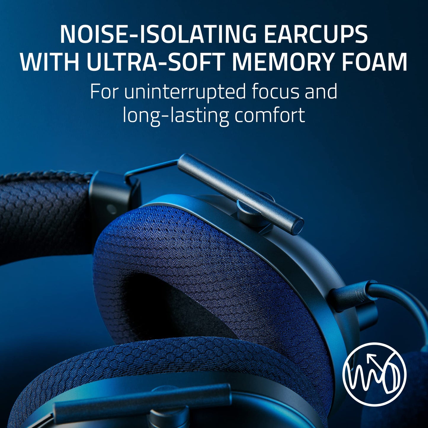 Razer BlackShark V2 Pro Wireless Gaming Headset 2023 Edition: Detachable Mic - Pro-Tuned FPS Profiles - 50mm Drivers - Noise-Isolating Earcups w/Ultra-Soft Memory Foam - 70 Hr Battery Life - Black