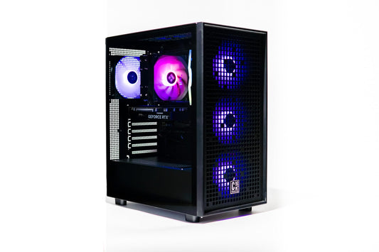 Cost Plus Gaming - Essentials Gaming PC - Intel Core i5-14400F 2.5GHz, RTX 5060 TI, 1TB NVME SSD, 16GB DDR5-5600 RAM, 650W+ Gold PSU, Wi-Fi, Windows 11 Home 64-bit, Black (14400F | RTX 5060 TI 8GB)