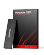GARMESE External SSD 512GB Portable SSD Speed Up to 1000MB/s USB 3.2 Gen 2, External Solid State Drives with Type-C Cable, External Hard Drive for PC Mac Game Console