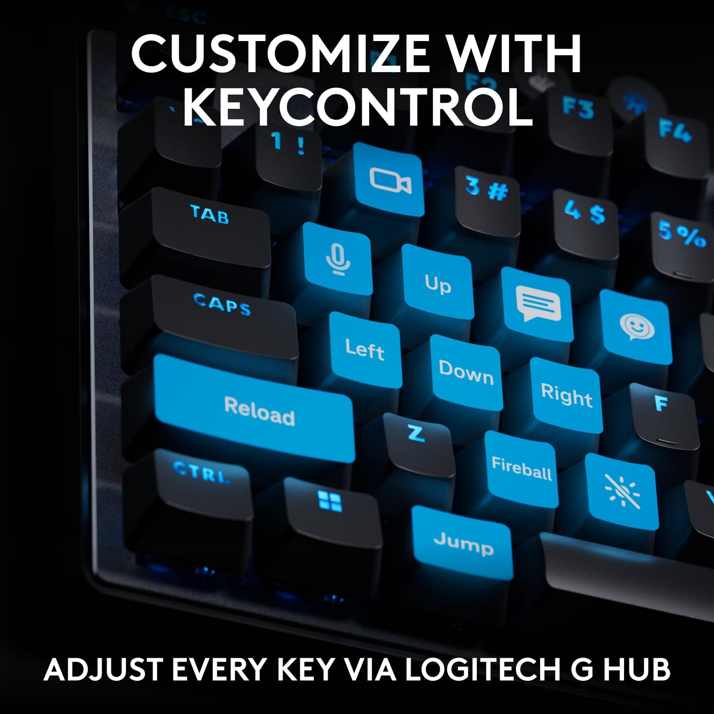 Logitech G PRO X TKL Rapid Tenkeyless Wired Gaming Keyboard with Magnetic Analog Switches, Rapid Trigger Mode, Adjustable Actuation, and Customizable RGB Lighting - Black
