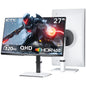 KTC 27 Inch White Gaming Monitor 300Hz/320Hz, QHD 1440P Fast IPS Computer Monitor with Adaptive FreeSync, HDR400, Height/Pivot/Swivel/Tilt Adjustable, DP&HDMI, H27E6