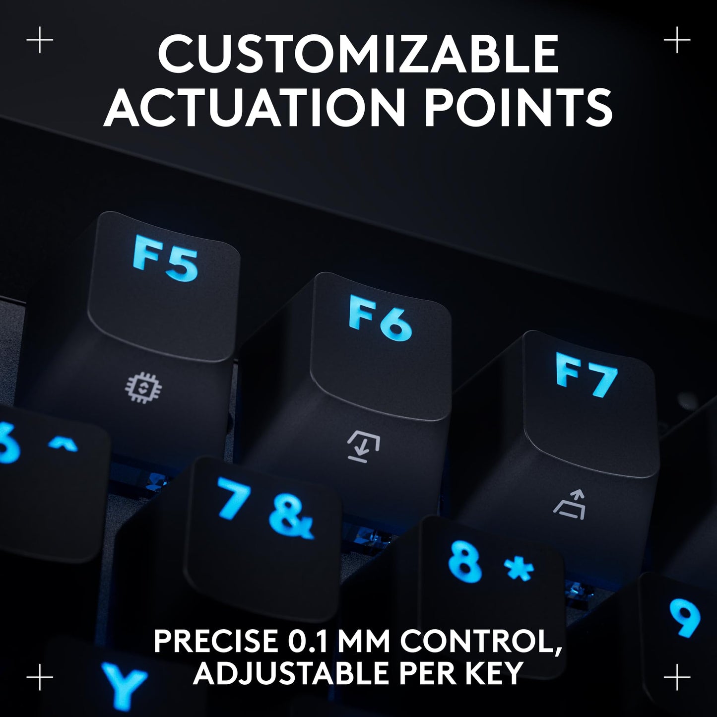 Logitech G PRO X TKL Rapid Tenkeyless Wired Gaming Keyboard with Magnetic Analog Switches, Rapid Trigger Mode, Adjustable Actuation, and Customizable RGB Lighting - Black