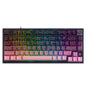 MOLGRIA x SKYLOONG 75% Gaming Keyboard, GK75 HE USB Wired Magnetic-Switch Mechanical Keyboard with Cherry Profile Double-Shot PBT Keycaps, South-Facing RGB Backlit and Knob(BlackBerry Horizon Line)