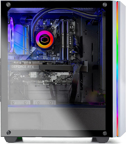 Skytech Gaming Chronos Gaming PC Desktop – Intel Core i5 12600K 3.7 GHz, RTX 3070, 1TB NVME SSD, 16G DDR4 3200, 650W Gold PSU, AC Wi-Fi, Windows 10 Home 64-bit